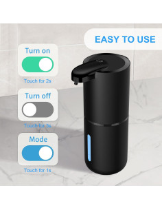 Dispensador Automático de Jabón Sylfu 380ml Sin Contacto USB 2