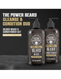 Champú y Acondicionador para Barba Viking Revolution 500ml 2