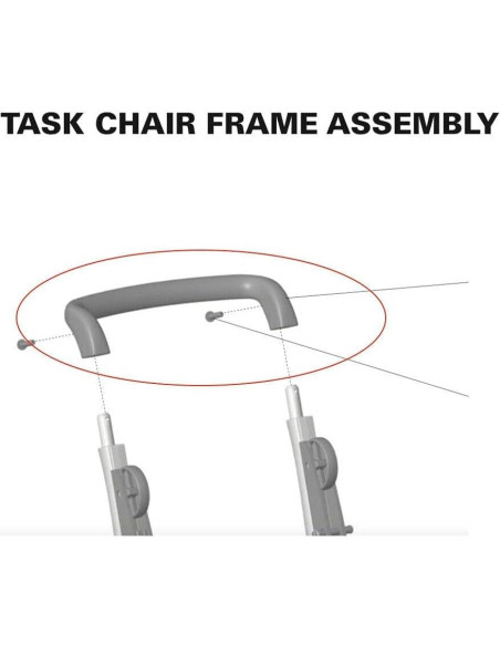 Mango de Silla de Oficina Humanscale Freedom Grafito