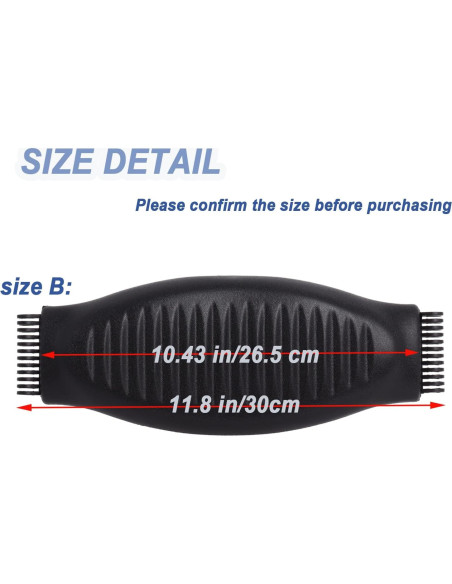 Almohadilla de Soporte Lumbar Ketofa para Silla Herman Miller B Negra