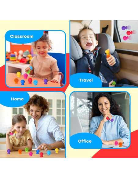Juguetes Sensoriales Antiestrés 8PCS para Niños y Adultos Juguetes Sensoriales Antiestrés 8PCS para Niños y Adultos