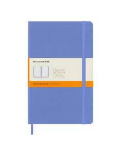 Cuaderno Clásico Moleskine Grande Rayado Azul 12.7x21cm