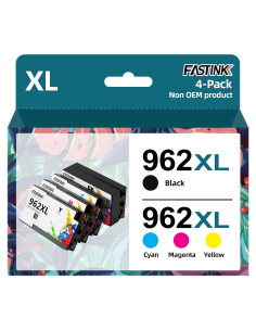 Combo de Cartuchos de Tinta 962XL FASTINK para HP OfficeJet Pro