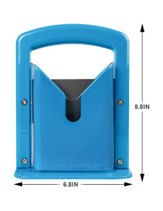 Cortador de Bagels MYKAGS Acero Inoxidable Azul 0.54 kg 2