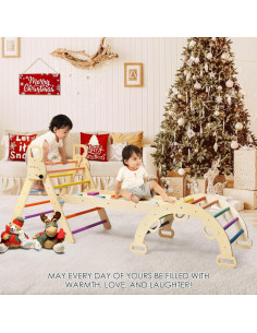 Conjunto Triángulo Pikler y Viga de Equilibrio BlueWood 2