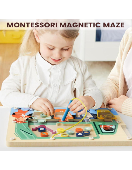 Juego de Clasificación Magnético de Madera TOP BRIGHT 3-5 Años