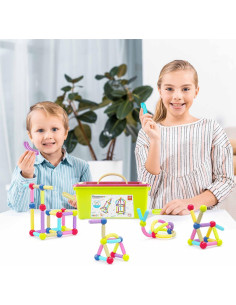 Juego de Construcción Magnética PicassoTiles PTX50 152 Piezas 2