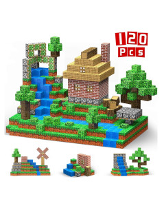 Bloques Magnéticos GEVINST 120 Piezas Juguete Educativo 3-12 Años