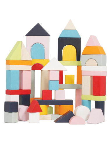 Juego de bloques de construcción de madera Le Toy Van 60 piezas