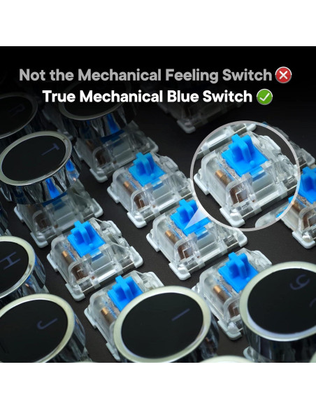 Teclado Mecánico Inalámbrico WOTIMILON WM87 Retro TKL RGB