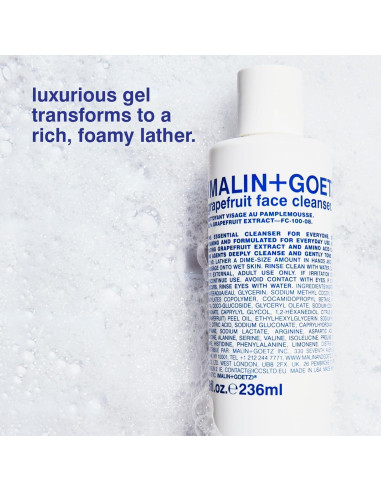 Limpiador Facial Malin + Goetz 272g Vegano para Todo Tipo de Piel
