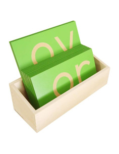 Caja de Almacenamiento para Letras de Lija Minúsculas MONTESSORI OUTLET