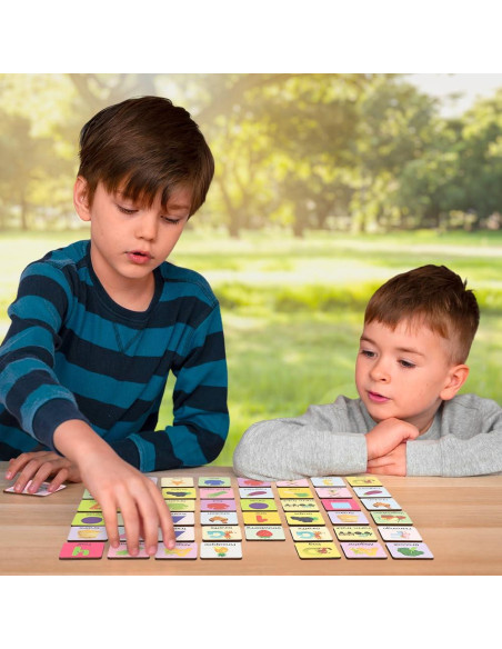 Juego de Memoria de Madera KidSweeties - 30x24.9cm - Niños 3-5 Años