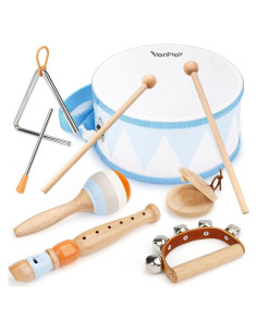 Juego de Batería Infantil Vanplay 6 en 1 Musical 2-4 Años