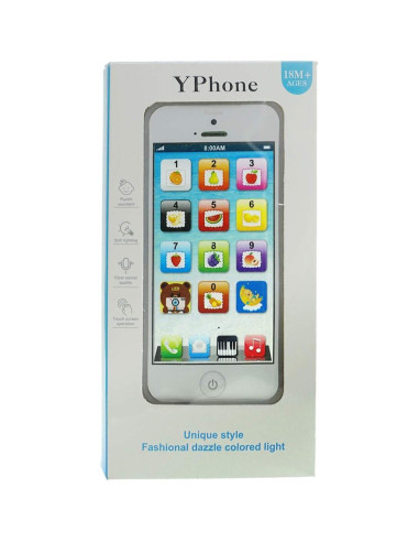 Juguete Teléfono Móvil Musical YOYOSTORE 8 Modos Aprendizaje