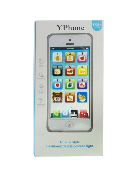 Juguete Teléfono Móvil Musical YOYOSTORE 8 Modos Aprendizaje