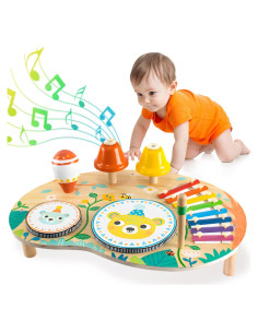 Juego de Batería Musical 7 en 1 Fullware para Bebés 1-3 Años