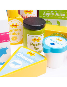 Conjunto de Comida de Madera Bigjigs Toys para Refrigerador 2