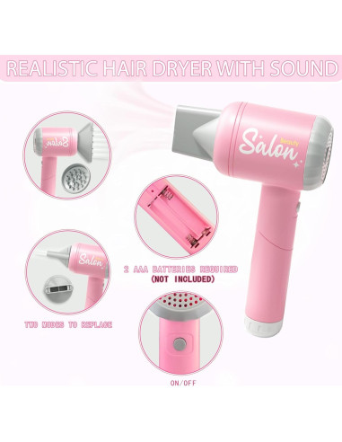 Set de Juguetes de Salón de Belleza RelyBang 39 Piezas