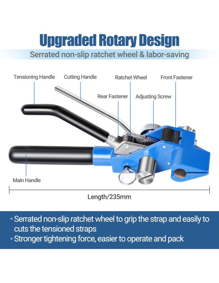 Kit de Herramientas de Estribado Toqraft 100FT Acero Inoxidable