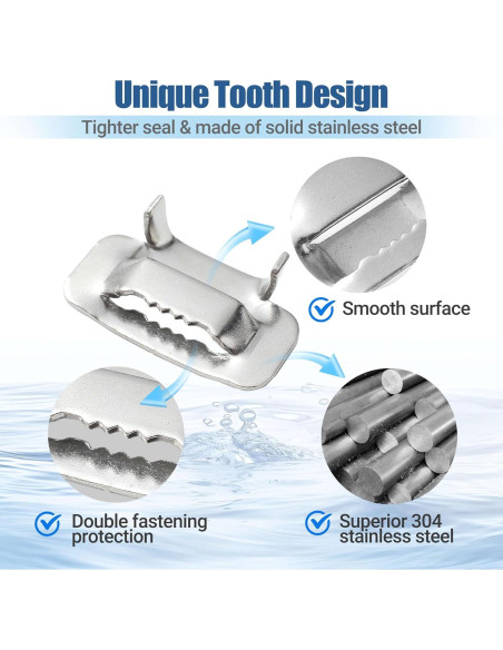 Kit de Herramientas de Estribado Toqraft 100FT Acero Inoxidable