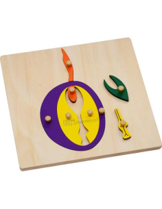 Rompecabezas de Botánica Montessori Elite 24x24 cm para Niños 2