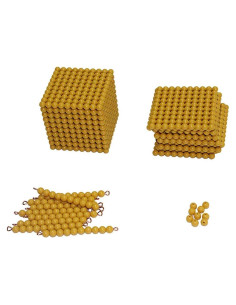 Juego de Banco Decimal Montessori MY Toy Shop - Matemáticas 3 a 6 años