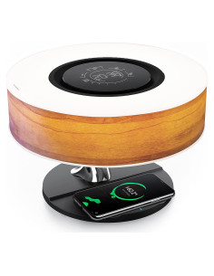 Lámpara de Mesa Ampulla Árbol de Aura con Altavoz y Carga Inalámbrica