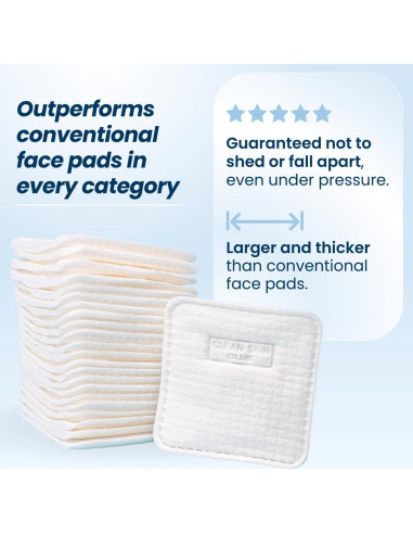 Almohadillas Faciales Clean Skin Club 60 Piezas Orgánicas