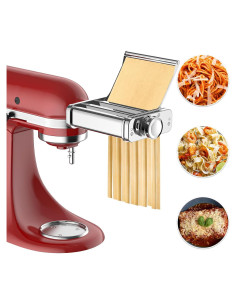 Accesorio para hacer pasta KitchenAid 3 en 1 Cofun - Acero Inoxidable