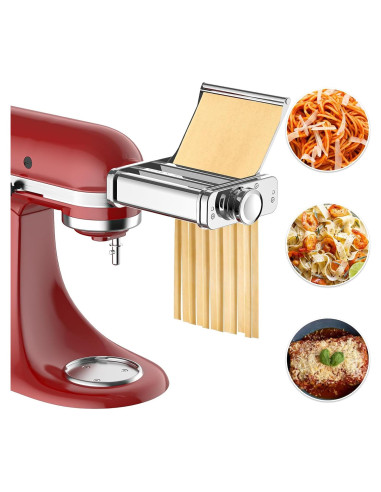 Accesorio para hacer pasta KitchenAid 3 en 1 Cofun - Acero Inoxidable