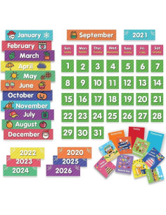 Calendario Mensual EAMAY con Chart de Bolsillo y 71 Tarjetas 2