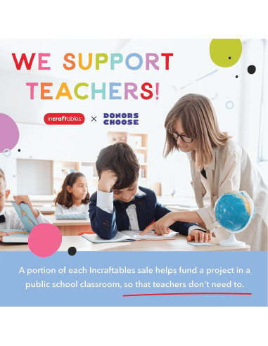 Perlas de Madera Incraftables 530 Piezas para Manualidades