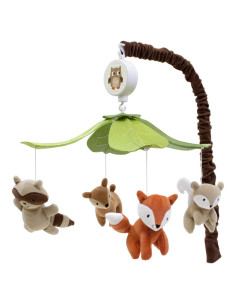 Móvil Musical de Animales del Bosque Lambs & Ivy 36.8x36.8 cm