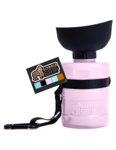 Botella de Agua para Perros GORILLA GRIP 473 ml Rosa