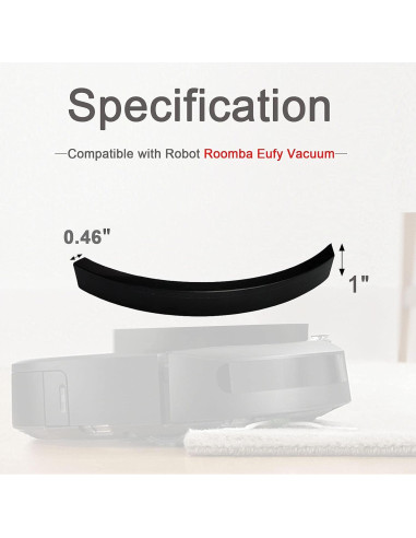 Extensor Parachoques PIAOLGYI 2 Pcs para Robot Aspiradora