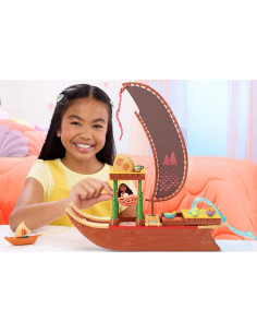 Canoa de Aventura Moana Mattel 60 cm con muñeca y accesorios 2