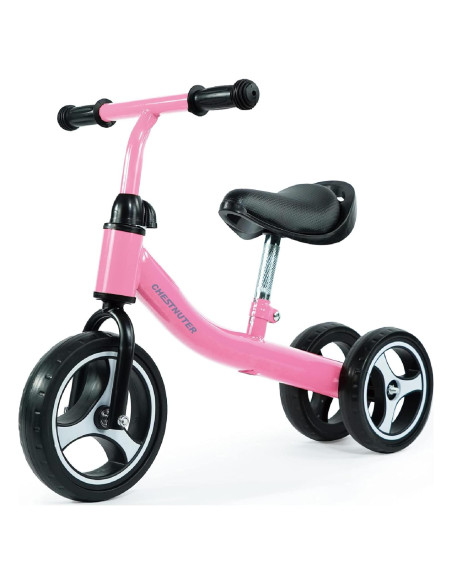 Bicicleta de Equilibrio CHESTNUTER Rosa para Bebés 1-3 Años