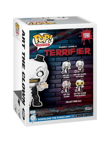 Figura Funko POP! Terrifier Art El Payaso 10.7 cm Vinilo