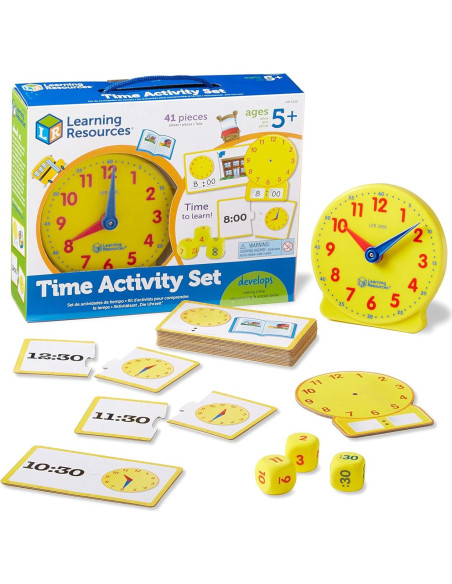 Cubos de Fracciones Hand2mind + Actividades de Tiempo 41 Pzs