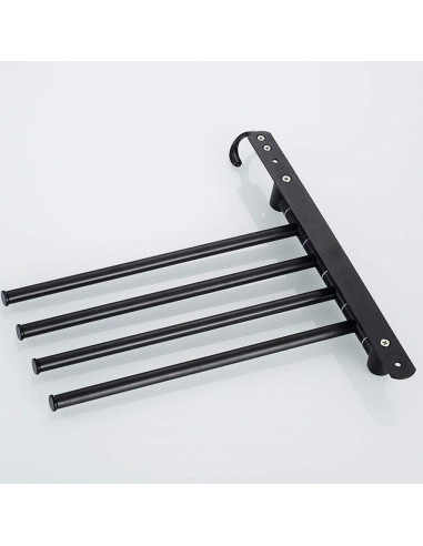 ELLO&ALLO Barra de Toalla de Bronce Aceitado 4 Brazos