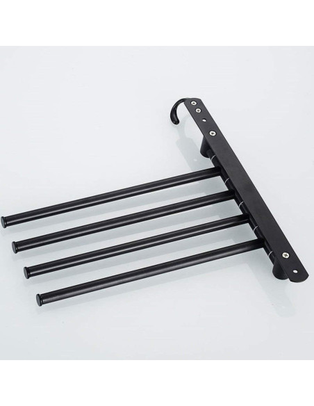 ELLO&ALLO Barra de Toalla de Bronce Aceitado 4 Brazos