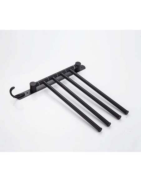 ELLO&ALLO Barra de Toalla de Bronce Aceitado 4 Brazos