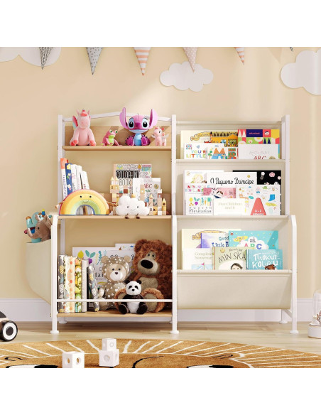 Estantería Infantil Multifuncional HYCFYJR 3 Niveles 83x30x79cm