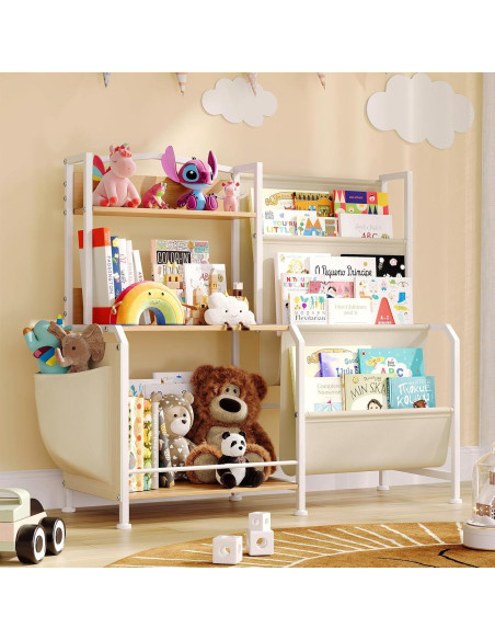 Estantería Infantil Multifuncional HYCFYJR 3 Niveles 83x30x79cm