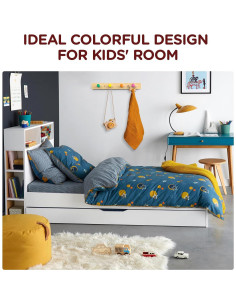 Perchero de Madera Monlúrd 4 Ganchos Montado en Pared Niños 2