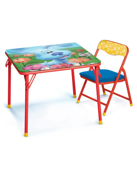 Conjunto de Mesa y Sillas Plegables JAKKS Pacific Blue's Clues