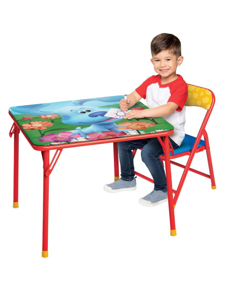 Conjunto de Mesa y Sillas Plegables JAKKS Pacific Blue's Clues