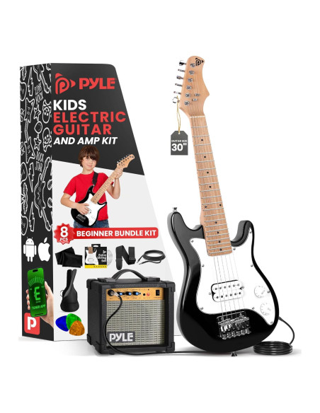 Kit de guitarra eléctrica para niños Pyle PEGKT30 con amplificador 10W