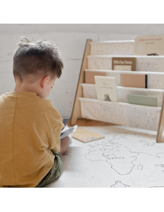 Estantería de Libros 3 Sprouts de Tela Reciclada - 4 Niveles 2